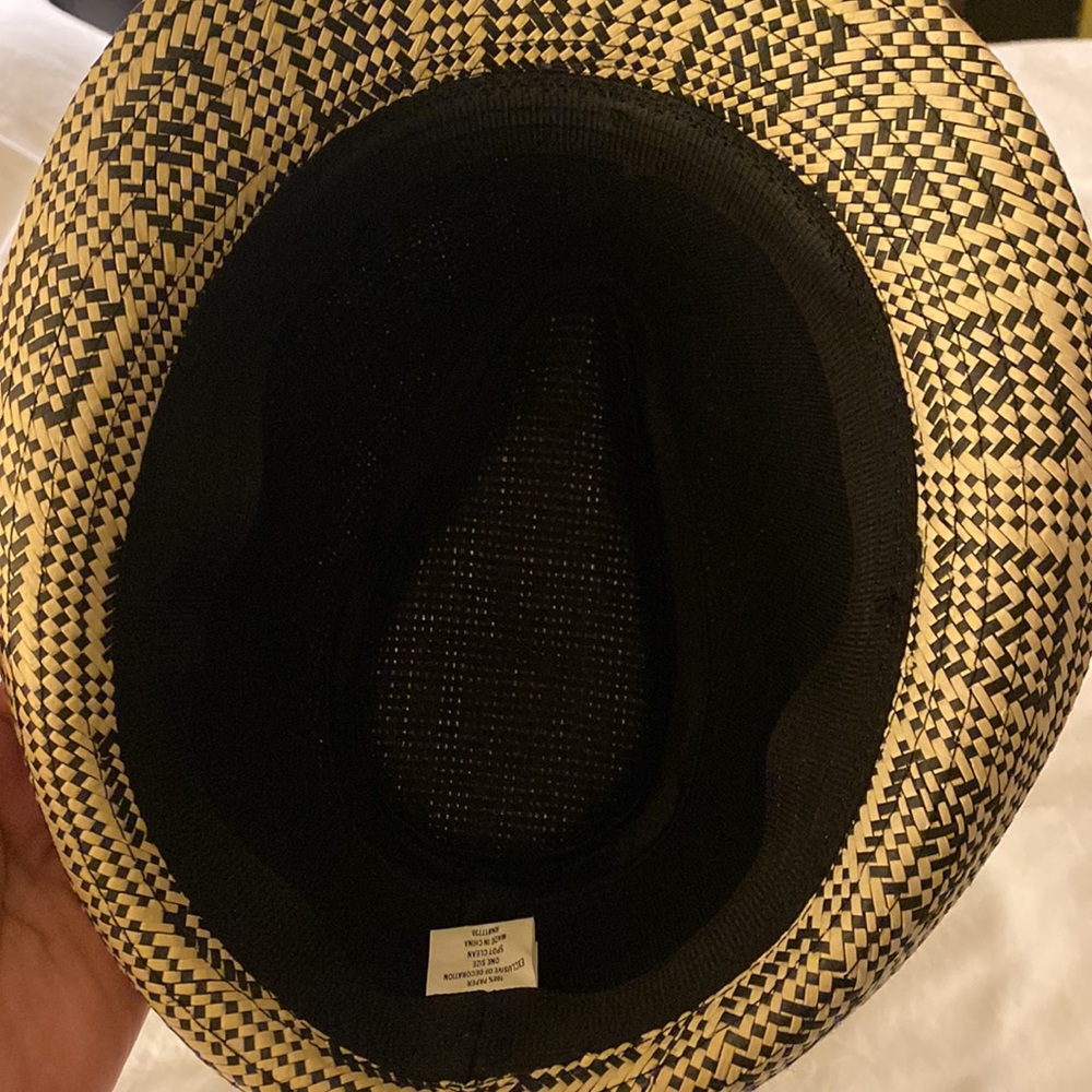 Fun pattern-weave straw fedora - Picture 4 of 4